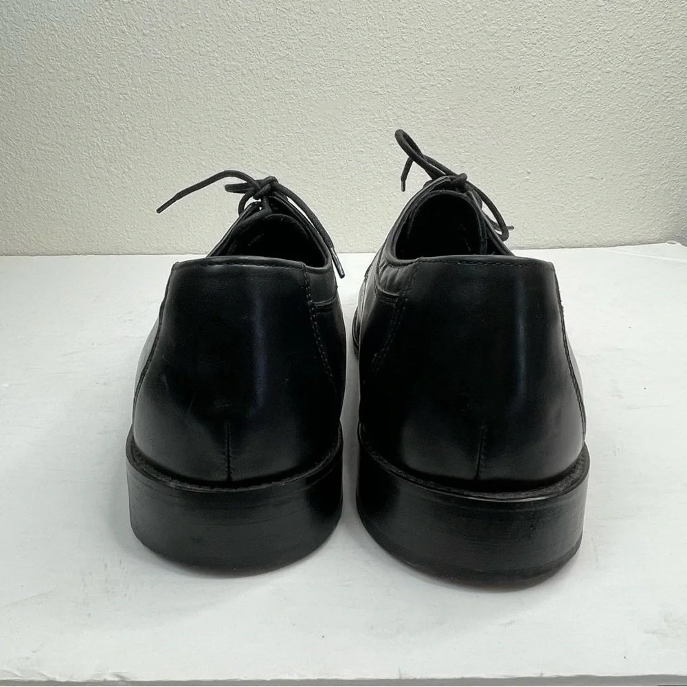 J. Murphy By Johnston‎ & Murphy Men's 11M Black Leather Cap Toe Shoe 59-11567